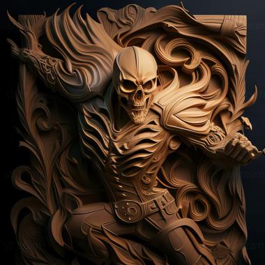 3D модель St ghost rider (STL)